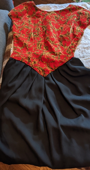 Vintage stunner! Donna Morgan velvet dress - Picture 4 of 14